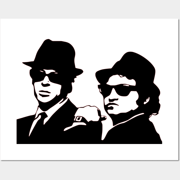 The Blues Brothers Wall Art by OtakuPapercraft